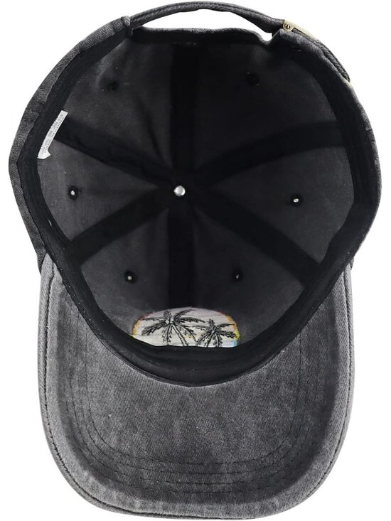 Women Funny Vintage Adjustable Cotton Embroidered Summer Vacation Sun Beach Hat